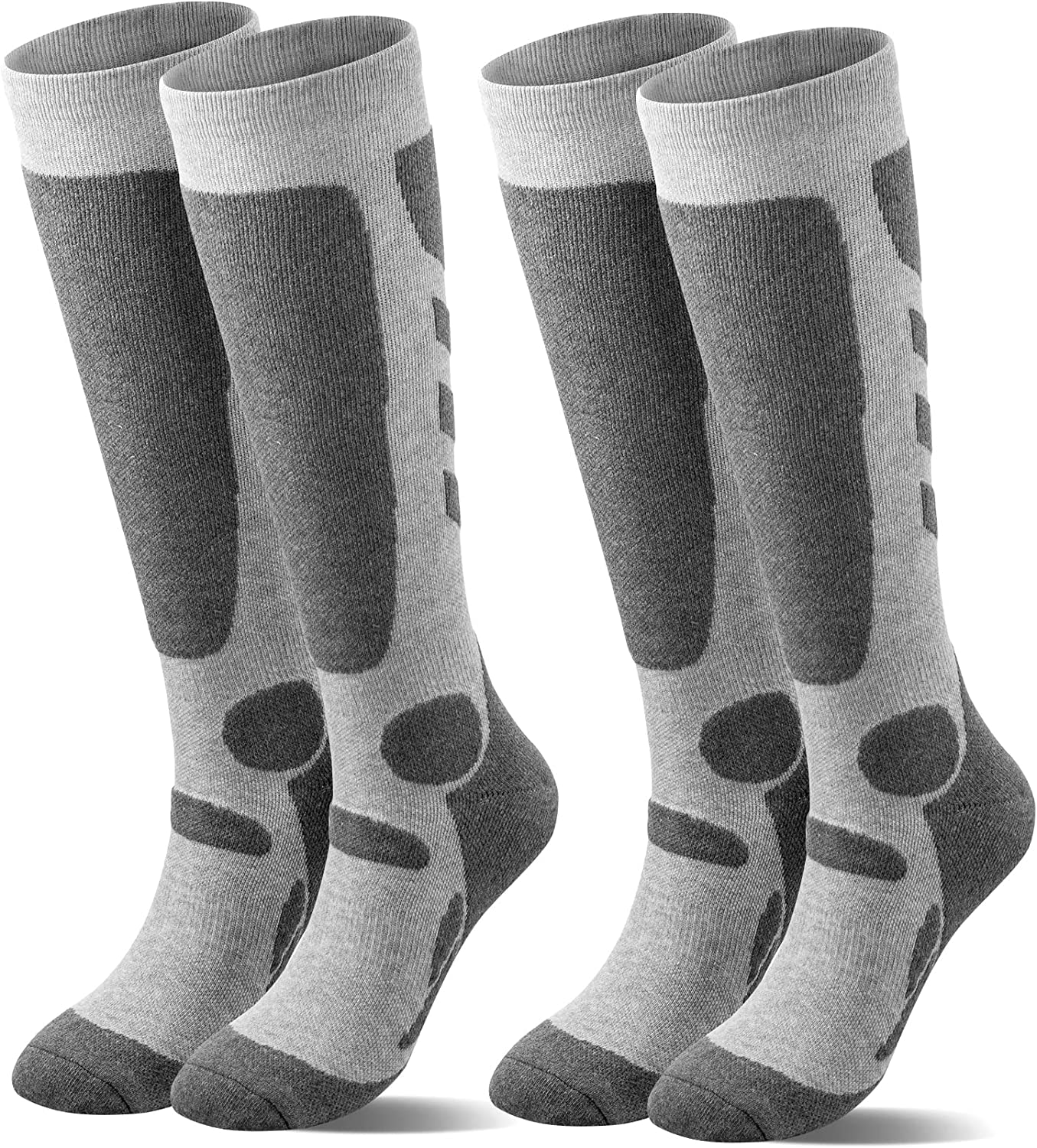 Kayzadd Ski Socks for Men 2-Pack for Skiing, Snowboarding, Outdoor Sports Performance Socks… - Image 3